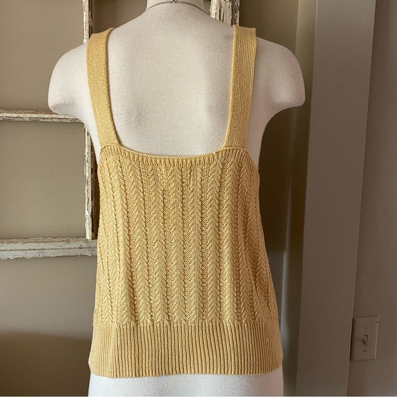 Hippie Rose harvest gold sleeveless knit top - Picture 3 of 7